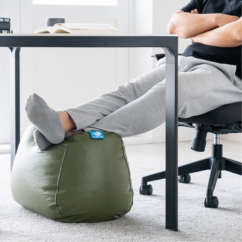 폴리몰리 에그 PU 풋스툴 발받침대