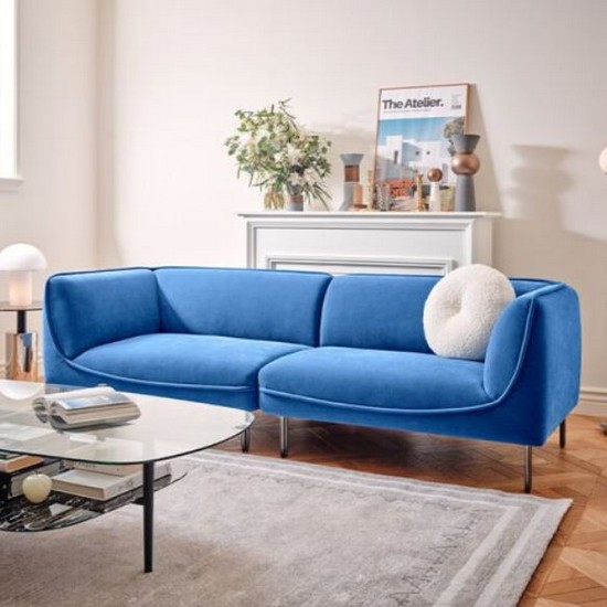 에싸 유니티 카시미라 패브릭 소파 3인용