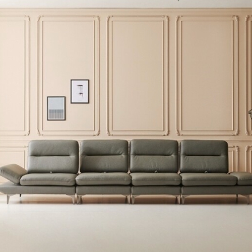 BIF보루네오 디에르 모건 스윙기능 천연통가죽 소파 6인용