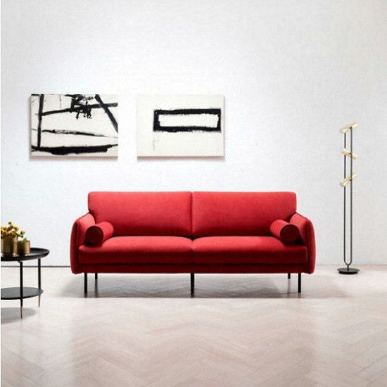 에싸 비트 러스티카 패브릭 소파 3인용