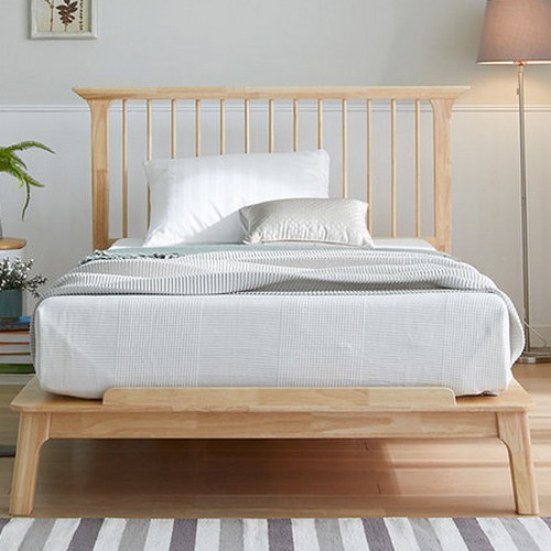 파로마 로렐 고무나무 통판넬 침대 SS