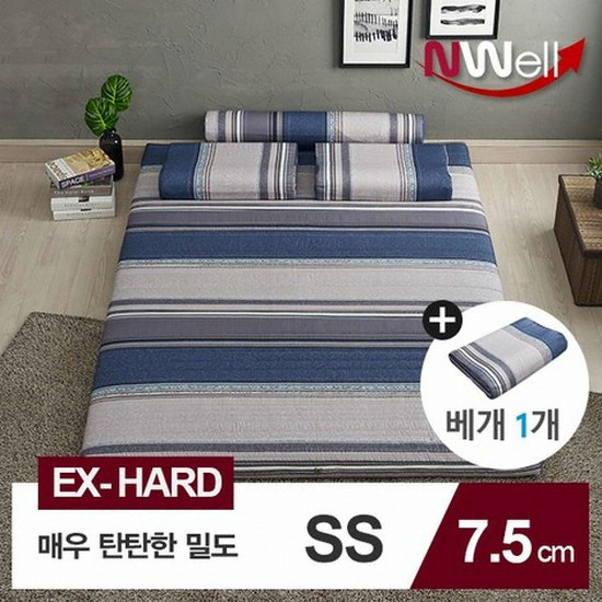 신우팜앤라텍스 느웰 하드 천연라텍스 매트리스 SS+베개
