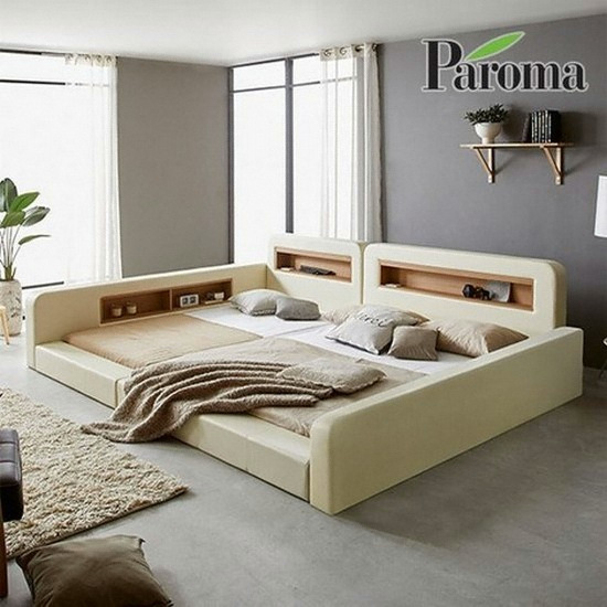 파로마 멜라니 가드 LED 패밀리침대 SS+SS