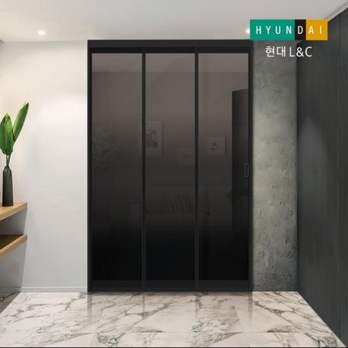 현대L&C  토노플러스 3연동 초슬림 오픈형 중문