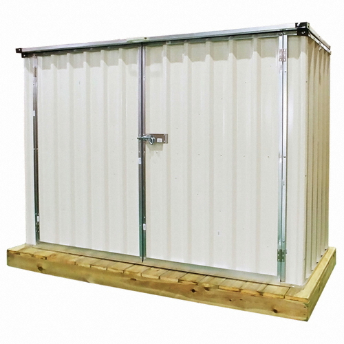 한국제일안전  B형 조립식 간이 창고 JI-AH13 + 방부목 데크 세트