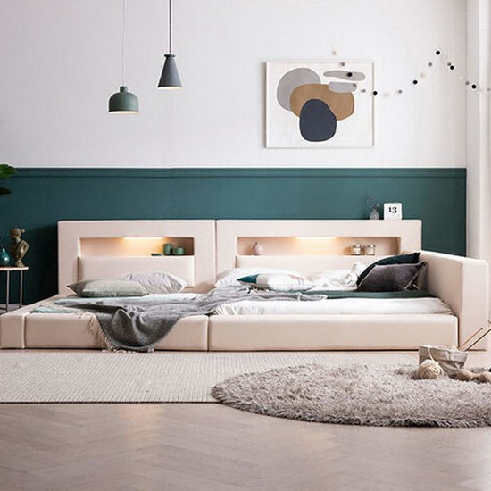 삼익가구 하벤 밸런스 LED 패밀리침대 SS+Q