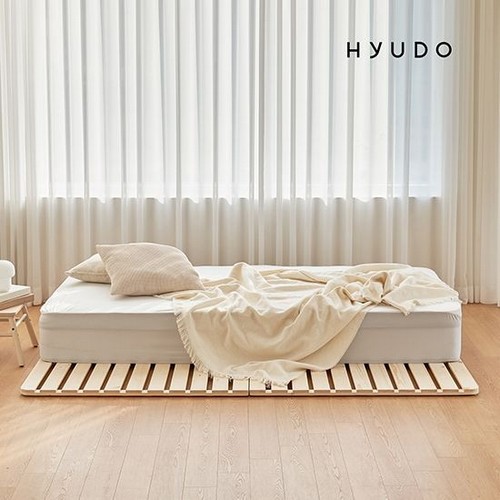 휴도 제주 원목 접이식 매트리스 깔판 SS