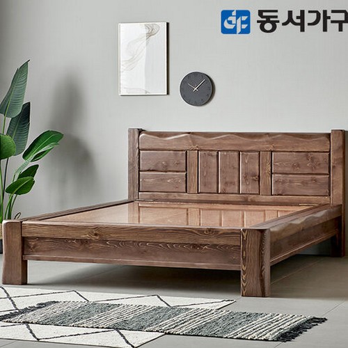 동서가구 S프리미엄 소나무 통원목 돌침대 Q
