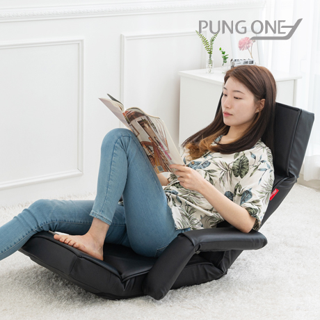 풍원테크 휴락 패브릭 좌식소파 1인용