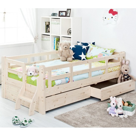 에보니아 미키 서랍형 2단침대