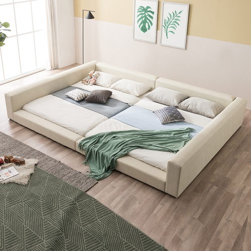 아씨방 안전 가드형 2.9m 패밀리침대 SS+Q