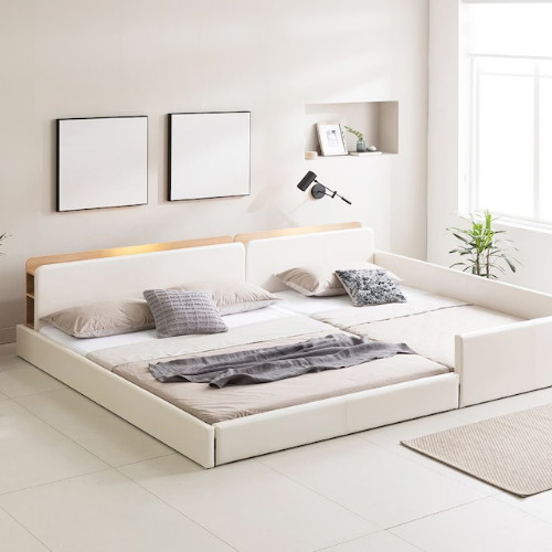 인홈 라온 수납 저상형 LED 패밀리침대 SS+Q