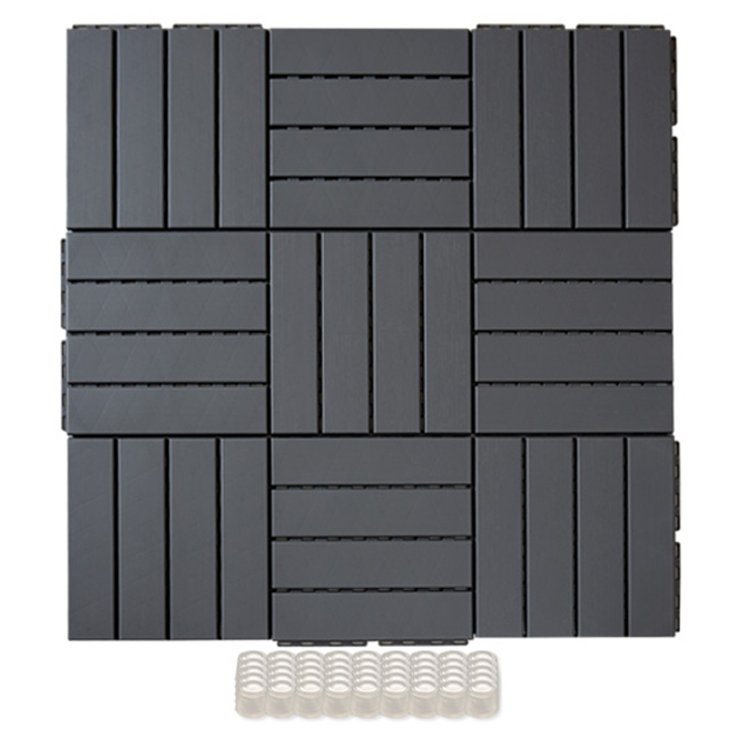 건아무역  미앤미 멀티 조립식 마루 다크그레이