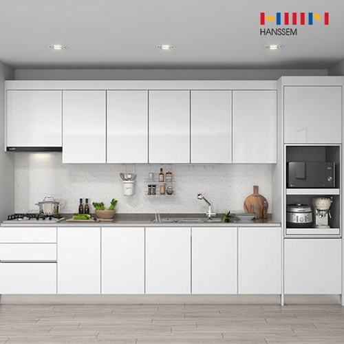 한샘  프리체 슬림 ㅡ자 키큰장형