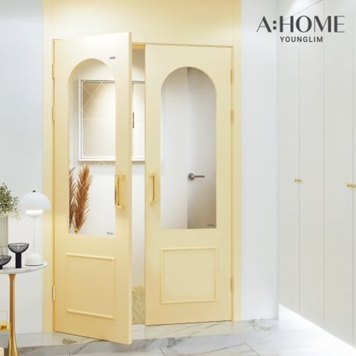 영림임업  엘리세 정대칭 양개형 투명유리 중문