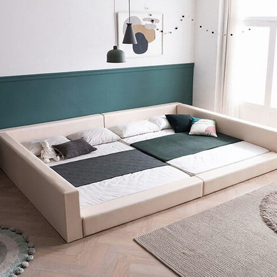 삼익가구 코지 가드형 패밀리침대 Q+Q