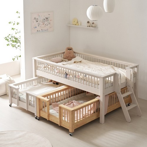 홈앤힐 잘난 원목 2단침대 MS+SS