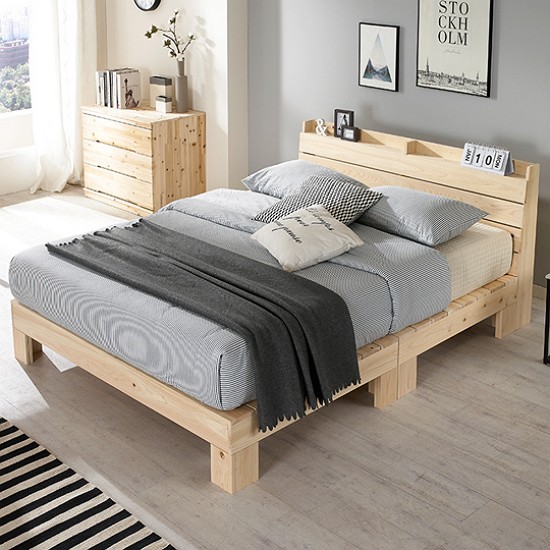동서가구 힐링 히노끼 편백나무 수납헤드 평상형 침대 Q