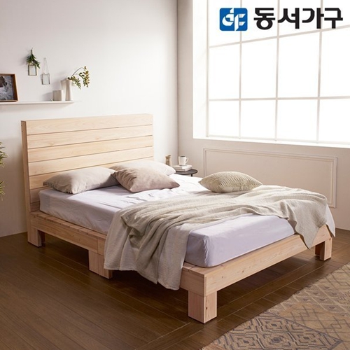 동서가구 힐링 편백나무 하이헤드 침대 SS