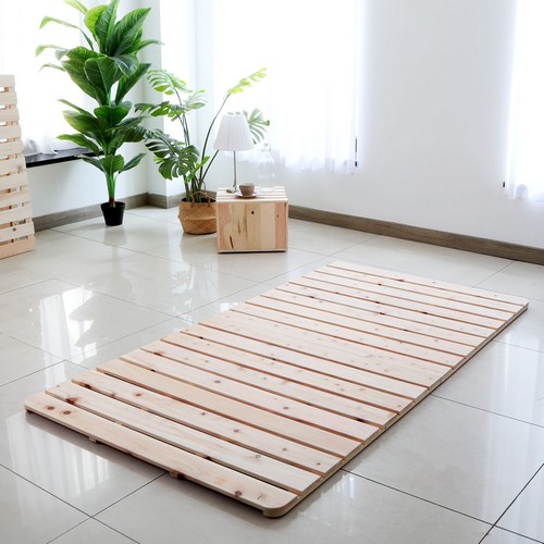 저스틴퍼니처 히노끼 접이식 원목 매트리스 깔판 S