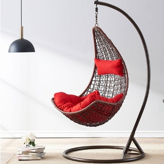 수오 1005 사랑 그네 라탄의자 1인용