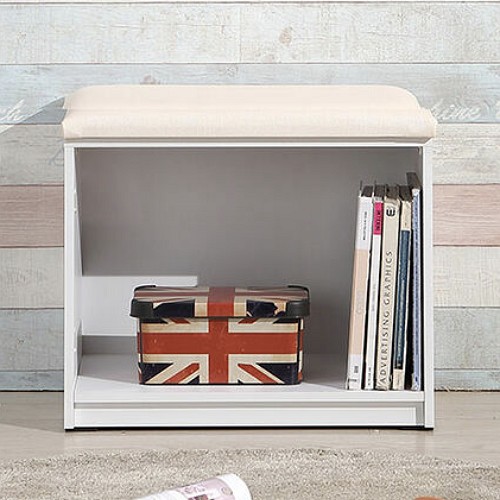 우아미가구 베베 오픈형 가죽 벤치소파 1인용