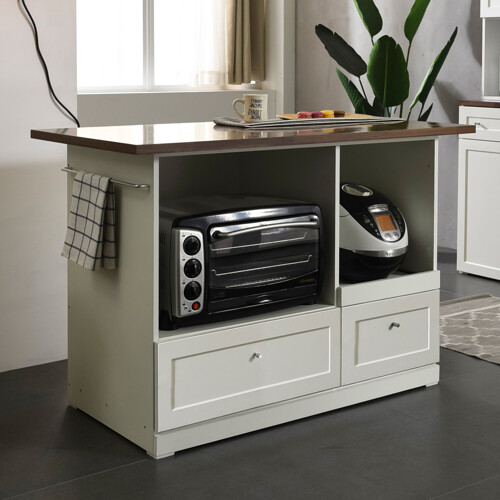 장인가구 쉐프 렌지대형 홈바 아일랜드식탁 1200