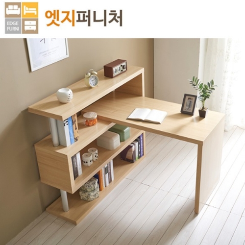 엣지퍼니처 토모 멀티 3단 책장 책상세트