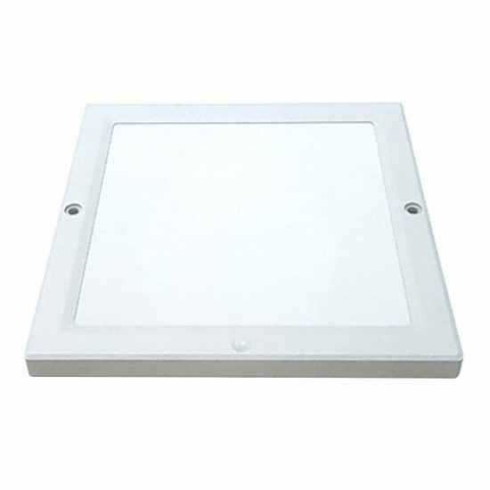 우리조명 장수램프 LED 8인치 엣지 사각 센서등 주광색 20W