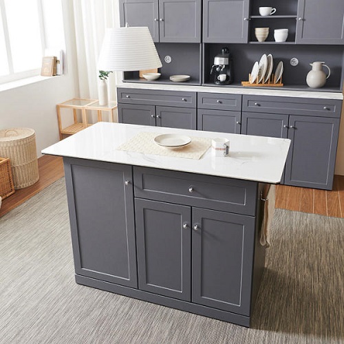 나무뜰 올리브 세라믹 수납형 아일랜드 식탁 1200