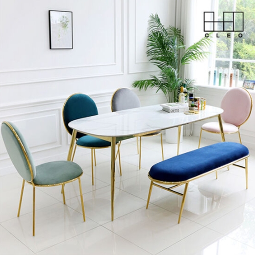 끌레오 로버트 천연 포세린 12T 통세라믹 라운드 식탁 1200