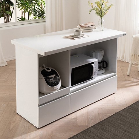 에넥스 ENNEE 페블스톤 대리석 오픈형 아일랜드식탁 1200