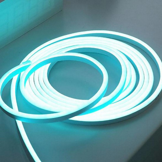 라이트컴 Coms LED 튜브네온 플렉시블 바 슬림형 세트 스카이블루 500cm