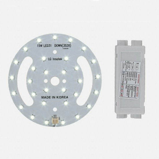 LED 6인치 매입등 모듈 전구색 15W
