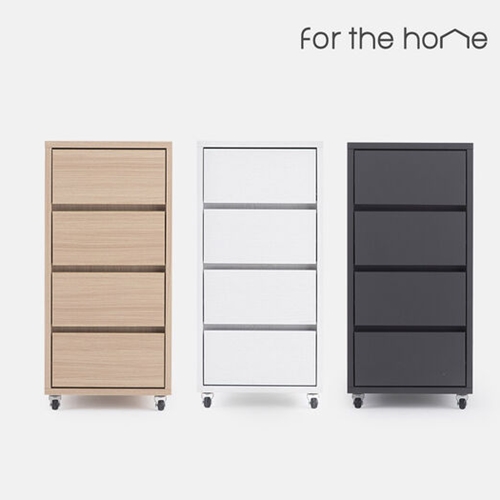 포더홈 이든 이동식 4단 서랍장 300