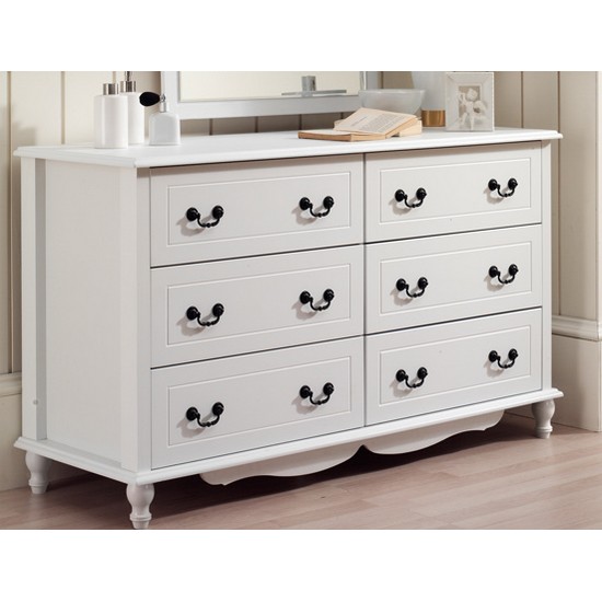 동서가구 이디에프 3단 화이트 서랍장 1200