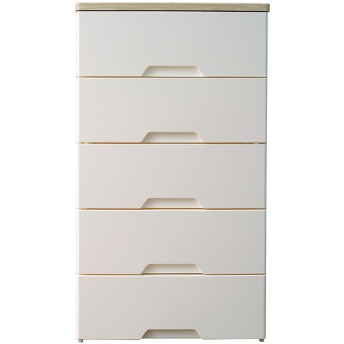 보노하우스 모던플러스 우드상판 서랍장 5단