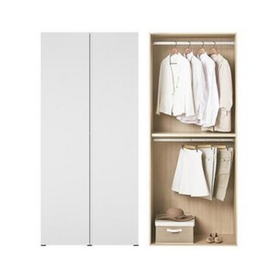 한샘  바이엘 채널 2단 행거형 옷장 1000