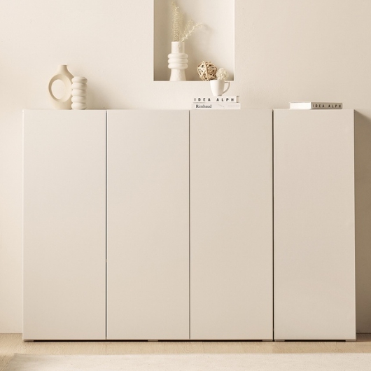 아씨방가구 샌프란 3단 높은 틈새 수납장 1600