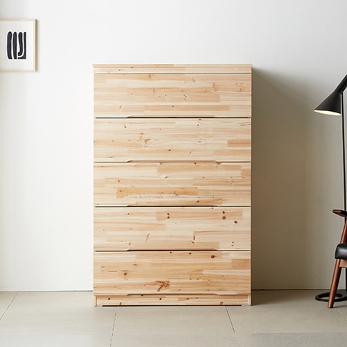 동서가구 삼나무 원목 5단 서랍장 880
