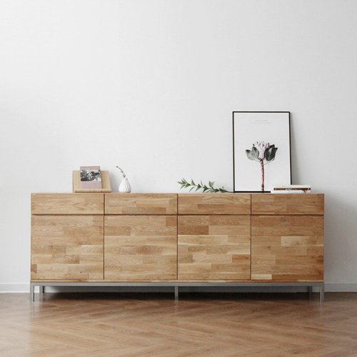 베이직가구 어썸멜로 실버 철재 수납장 B형