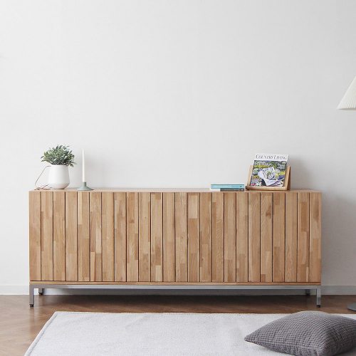 베이직가구 어썸멜로 실버 철재 수납장 C형