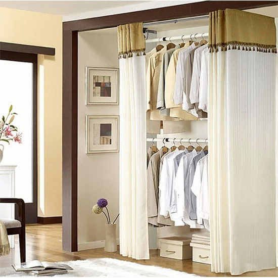 왕자NHC 왕자행거 뉴 프리미엄 드레스룸 2폴 커튼선택형