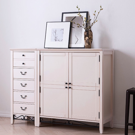 디자인벤처스 로맨틱 델타 서랍장 세트 1430