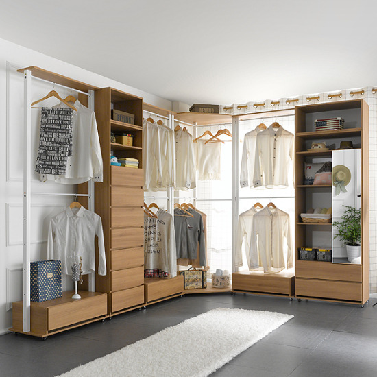 아름이와다움이  아이린 혼합형 행거 드레스룸 C 세트 2900