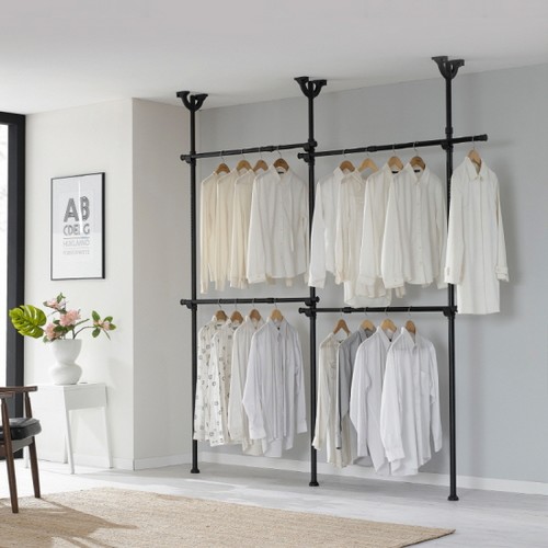 롯데알미늄 이지온 국민튼튼 드레스룸 행거 EOB-304