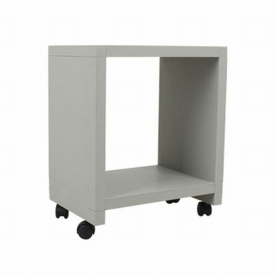 큐빅스 컬러 1단 공간박스 바퀴형