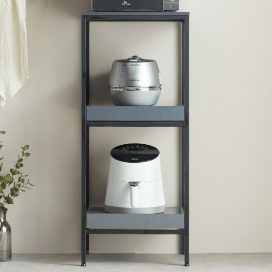 벨리카가구 잭팟 2단 선반 렌지대 500