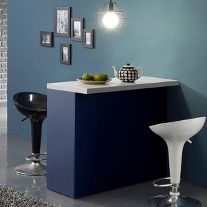 모던탑21 기본형 대리석 네이비 홈바 1000