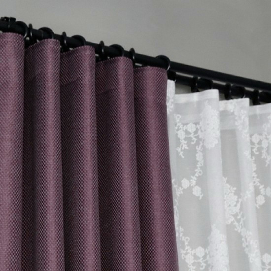 파라다이스홈 와플 자카드 민자 암막커튼